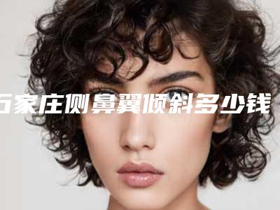 石家庄侧鼻翼倾斜多少钱是多少(2025年09月侧鼻翼倾斜均价为：4490元)