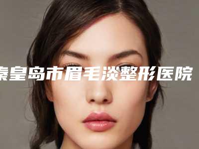 秦皇岛市眉毛淡整形医院排名前十正规之选-秦皇岛贝值医疗美容整形诊所实力稳中求胜