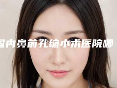 国内鼻前孔缩小术医院哪家强：鼻前孔缩小术医院前50佳榜单如下